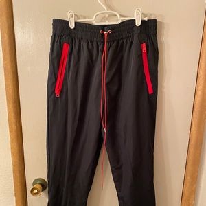 Forever 21 MENS Joggers Cargo Sweat Pants Bred